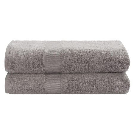 Safavieh Plush Bath Towel Set, Grey TWL1000C-SET2